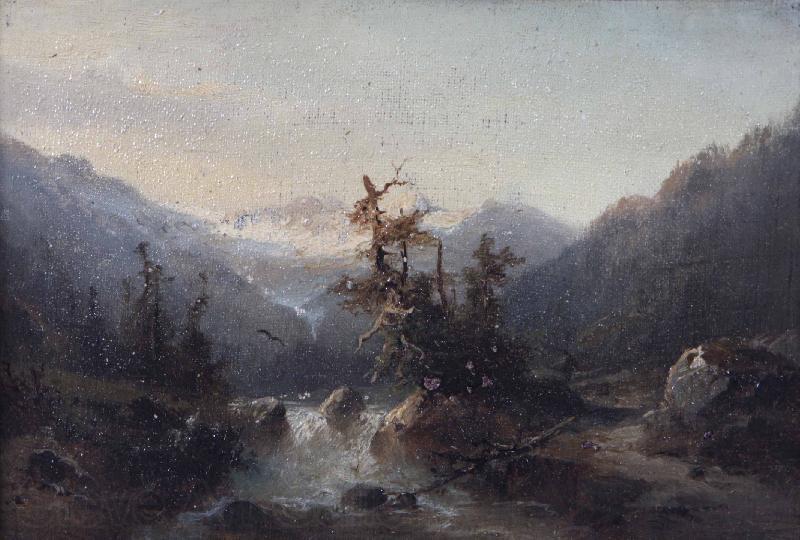 Johann Hermann Carmiencke A mountain stream